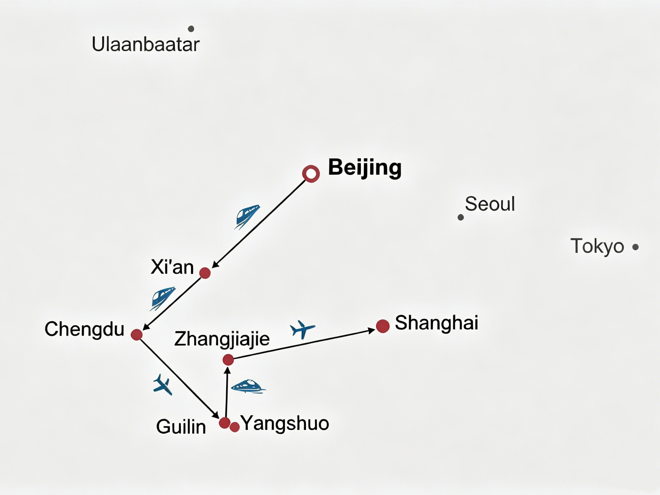 14 Days Private Tour of Beijing - Xi'an - Chengdu - Guilin - Yangshuo - Guilin - Zhangjiajie - Shanghai