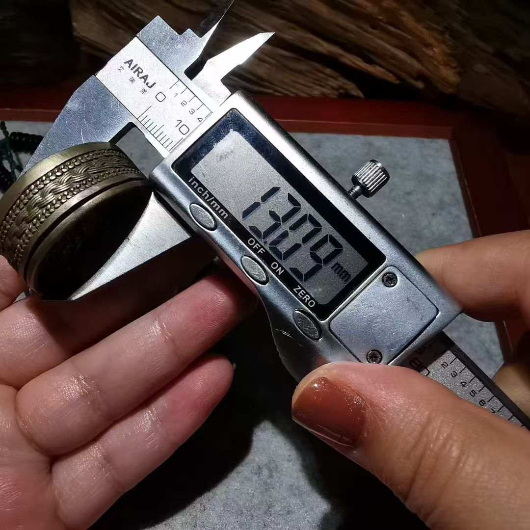 9530  藏传老地藏王菩萨嘎屋盒多宝项链