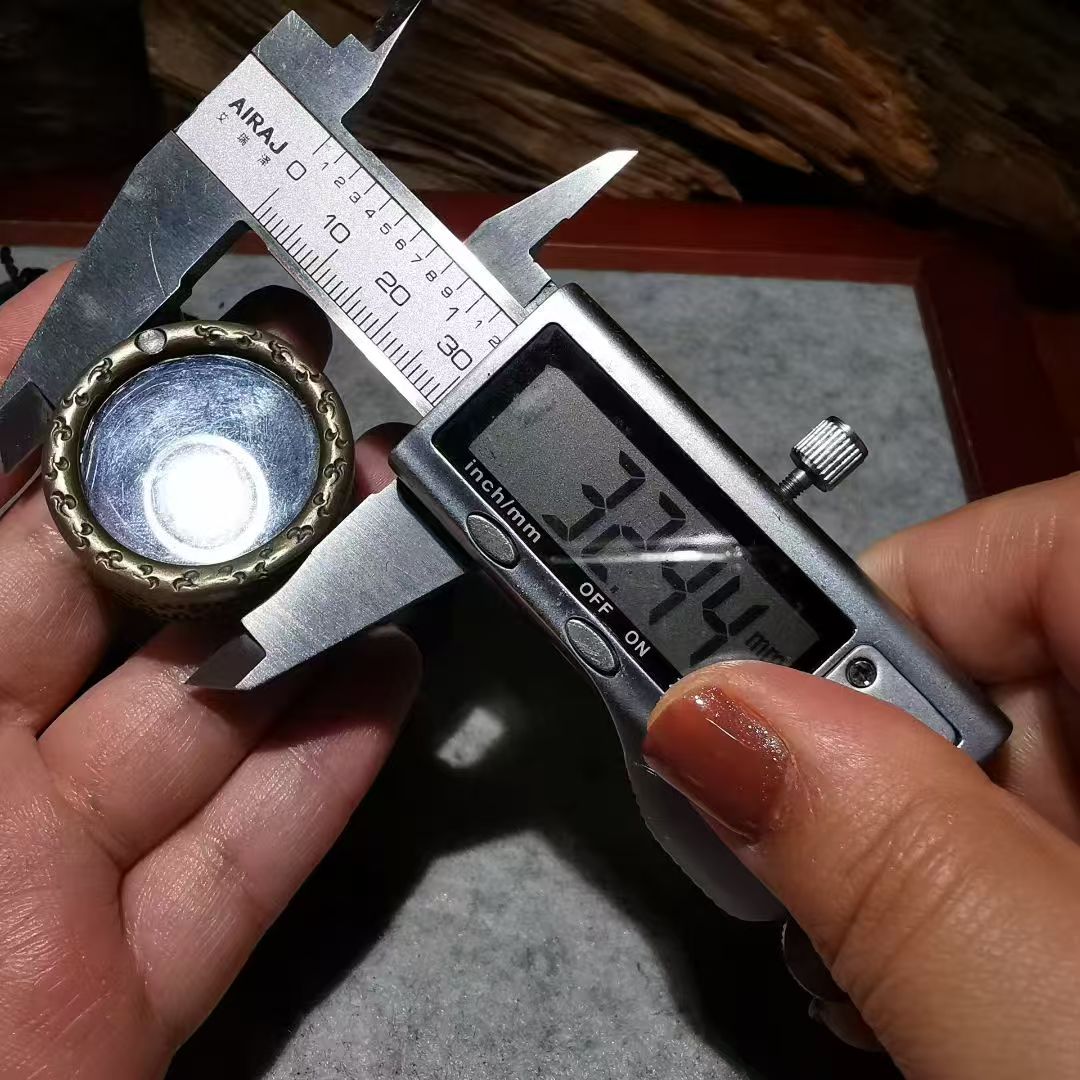 9530  藏传老地藏王菩萨嘎屋盒多宝项链