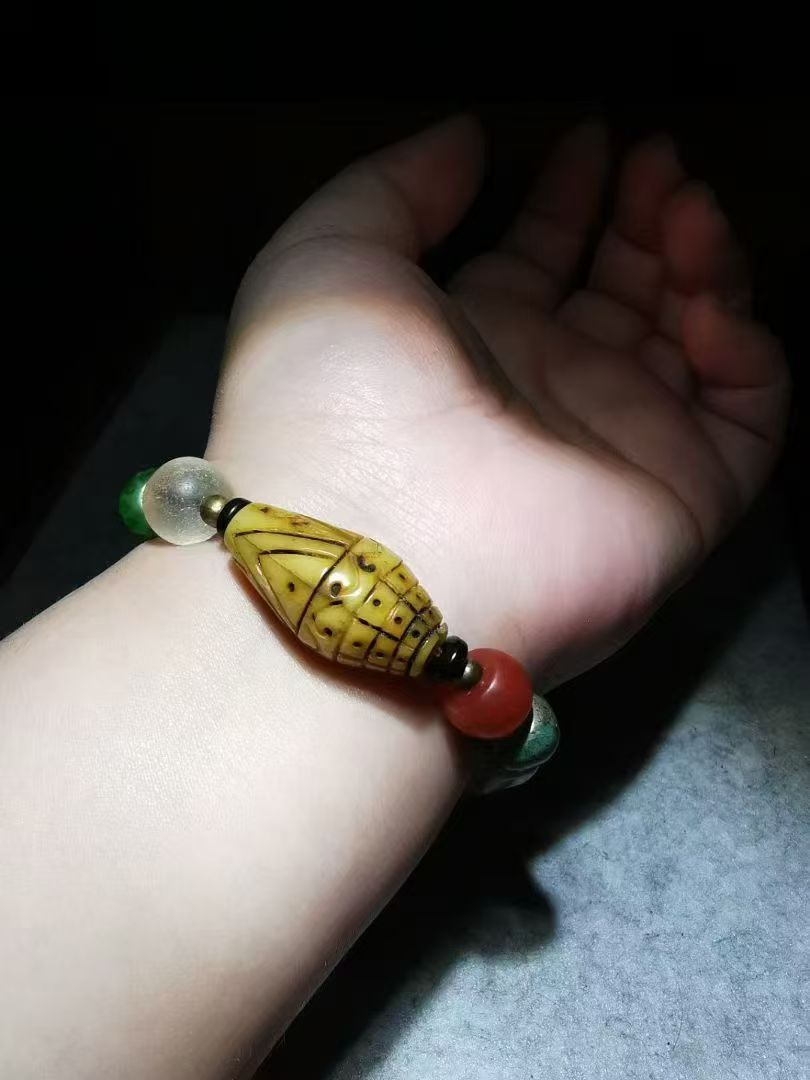11216-688【精品老古珠多宝手串】[Premium Old Ancient Pearl Multi-Treasure Bracelet]