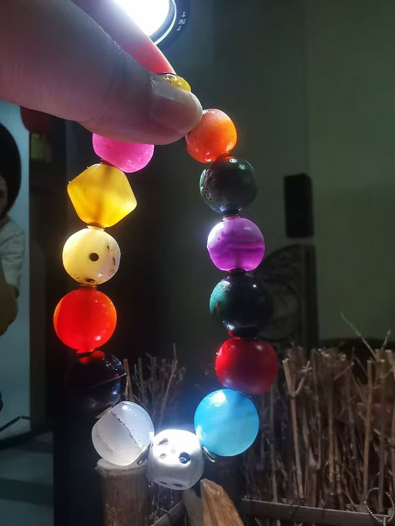 11214-1388  【收藏级老古珠多宝手串】[Collectible Old Ancient Pearl Treasure Bracelet]