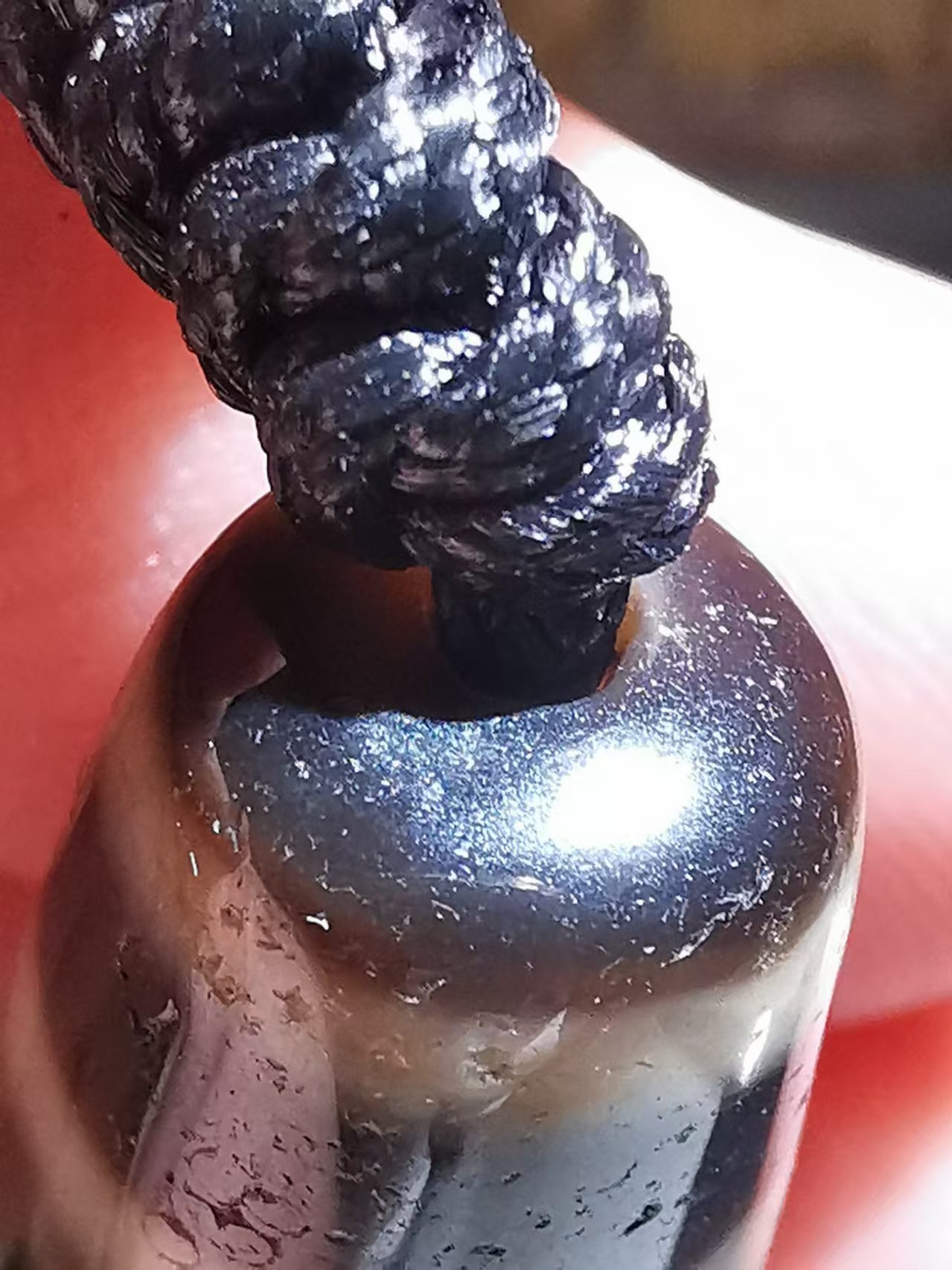 15393  Old Agate Great Roc Dzi Bead | A Tibetan Energy Talisman for Courage and Fortune 老玛瑙大鹏天珠｜勇毅纳福的藏式能量护身符🌟