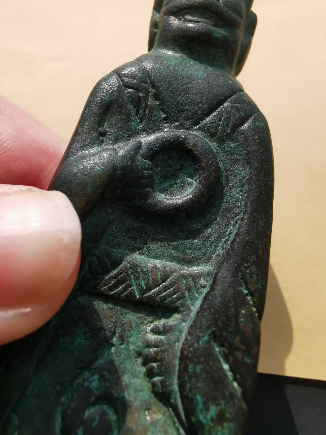 15394   The Ancient Heavenly Iron Golden Wheel Saint King Statue ‖ Guardian of Fortune! ✨传世老天铁金轮圣王造像‖福运守护神！✨