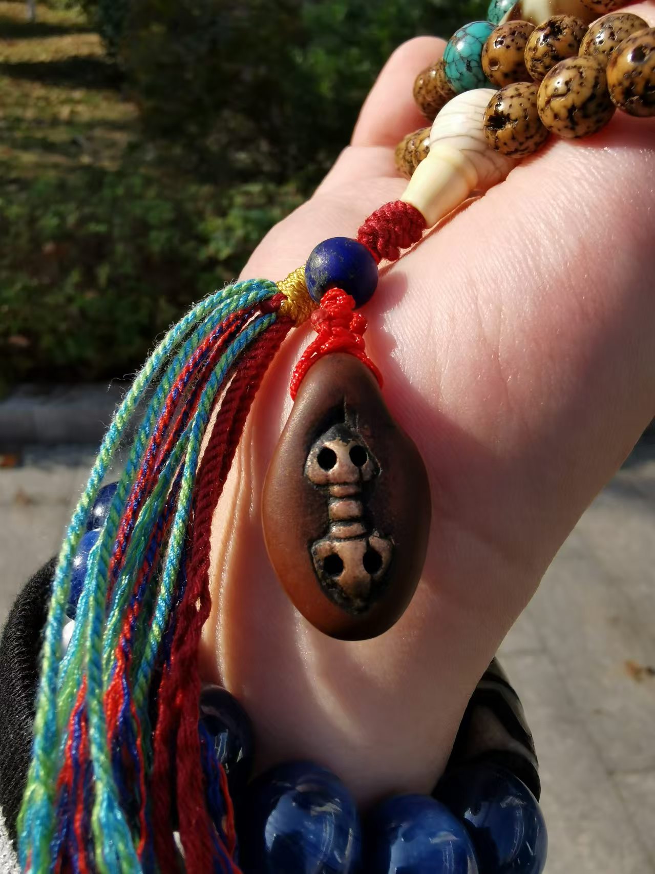 15411  Qing Dynasty Old Star and Moon Dzi Bead Set｜A Protective Tibetan Treasure Full of Ancient Charm✨清代老星月天珠套装｜藏传古韵满溢的护身美物✨