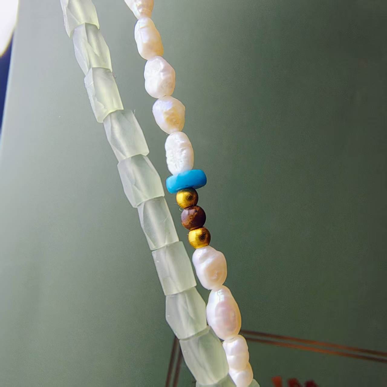 15556 Duobao Jade Rat Necklace15556多宝玉鼠项链