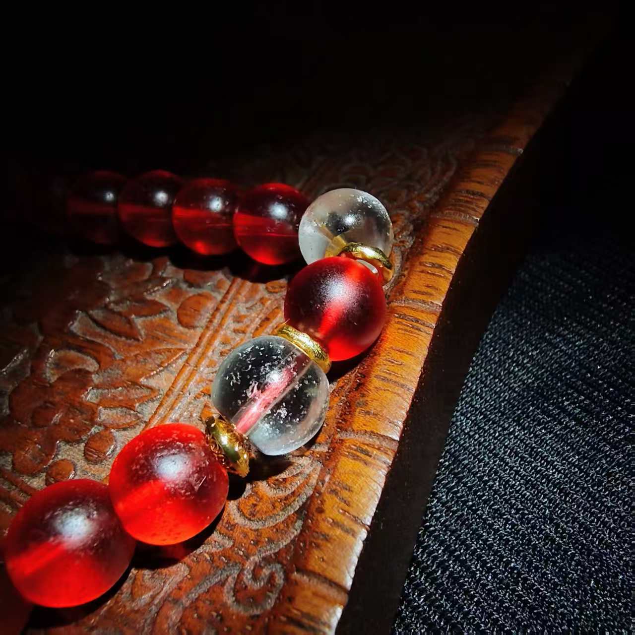 15566红琉璃金色计数器红色背云乌龟