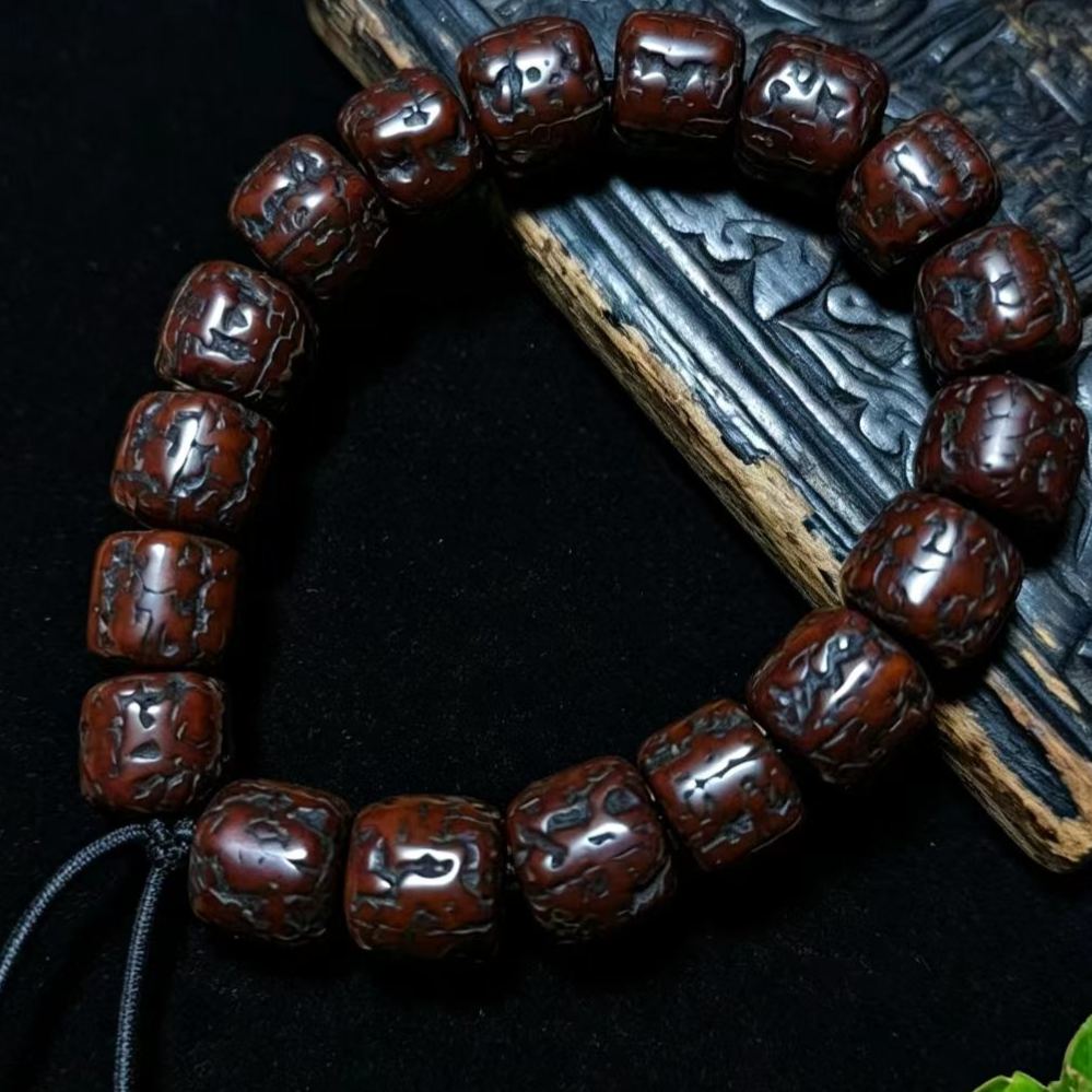 14918 Tibetan Old Vajra Bodhi 18-Bead Bracelet藏传老金刚菩提18颗手串