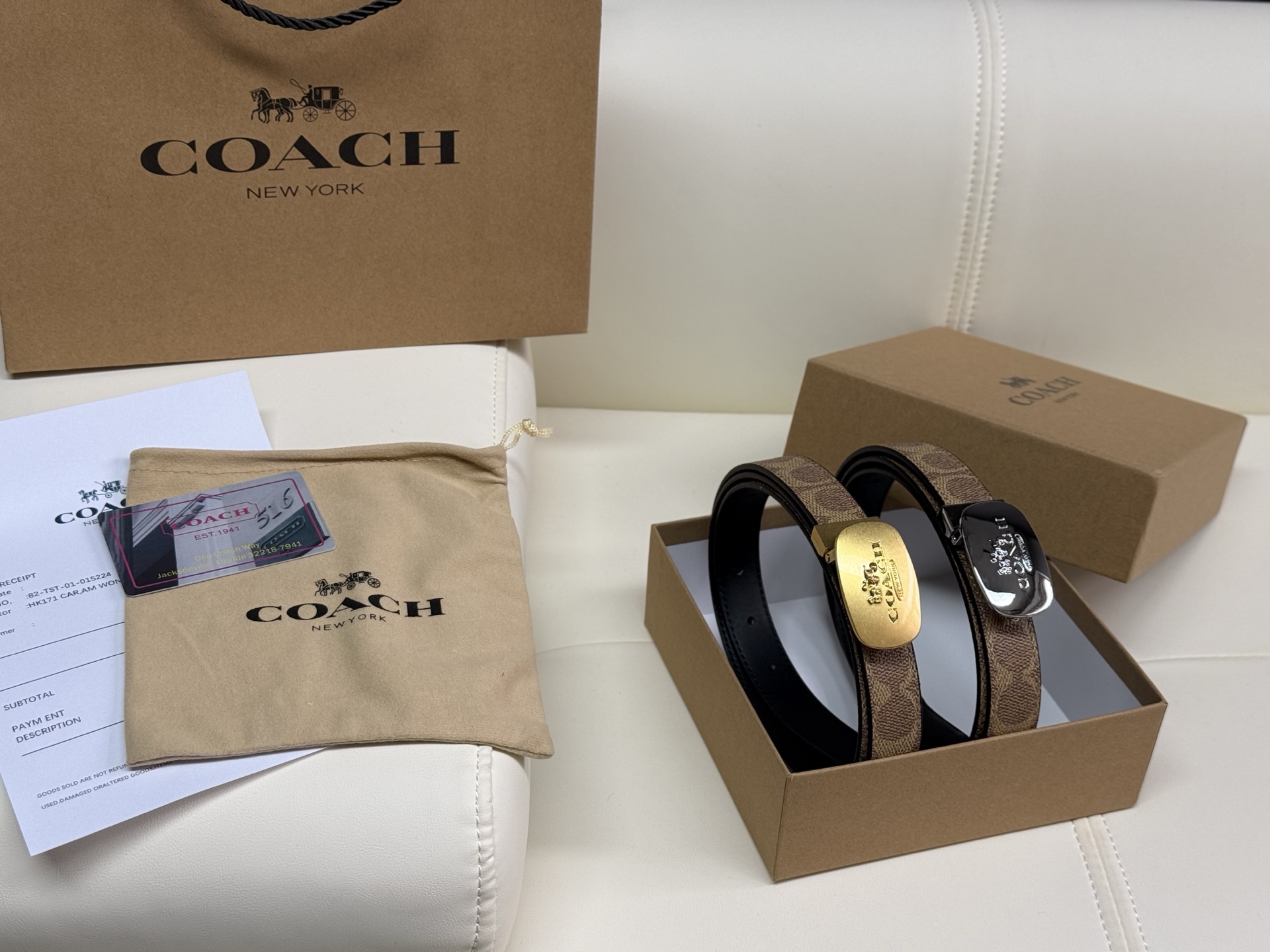 コーチ「Coach」ベルト