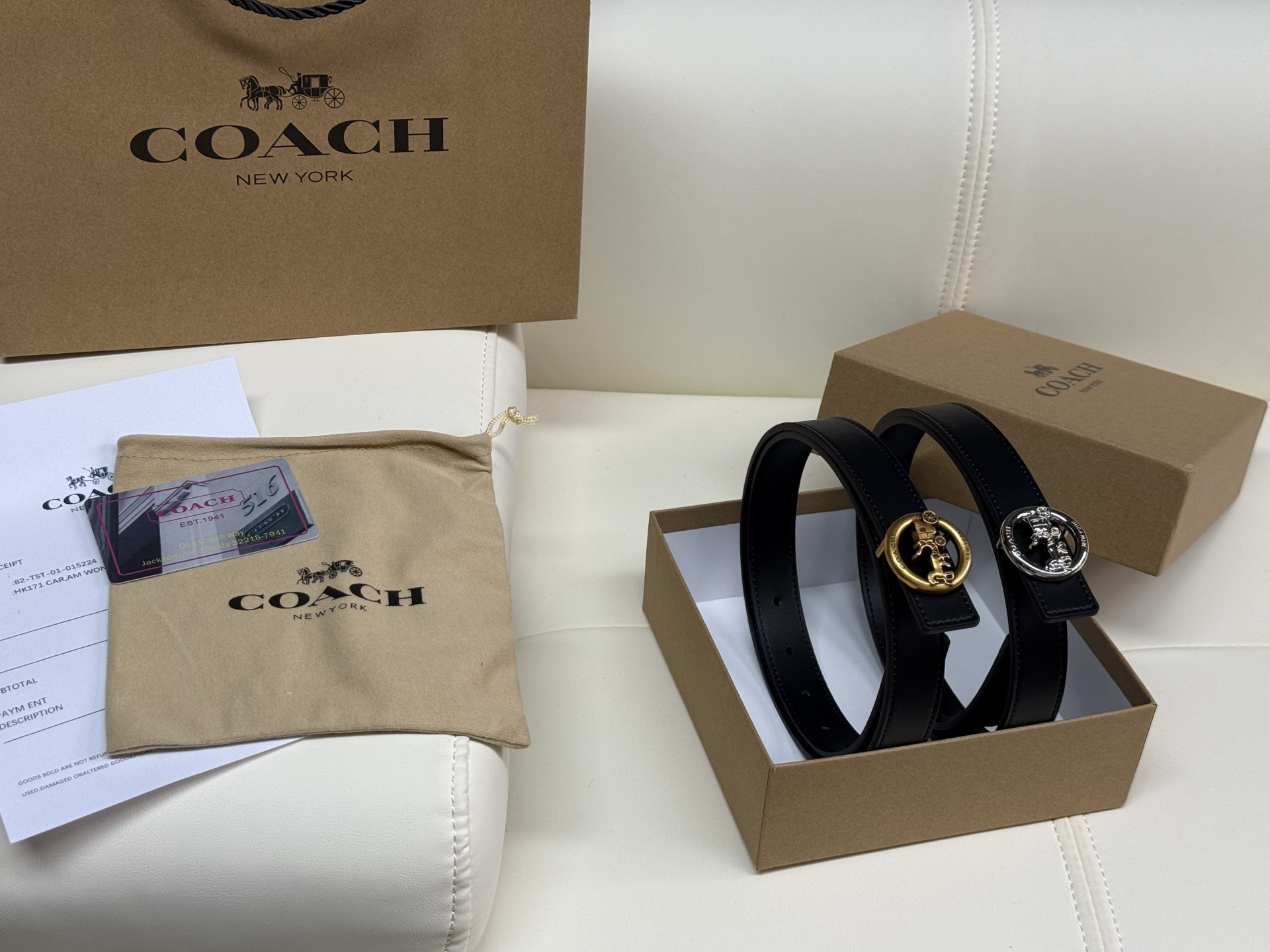 コーチ「Coach」ベルト