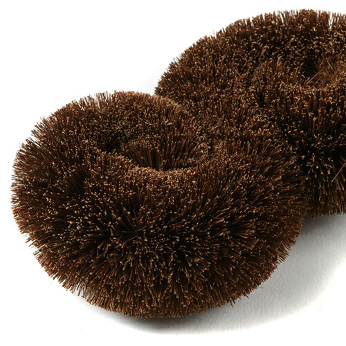 たわし タワシ 束子 S型 小 |和歌山県 山本勝之助商店（やまもとかつのすけしょうてん）|シュロ 棕櫚たわし シュロのたわし 束子  鉄フライパン