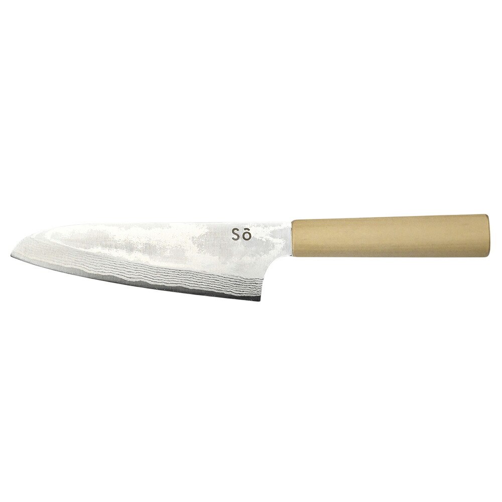三徳包丁 s? 加茂刃物製作所 | 三徳160 VG10積層 | 包丁 万能包丁 ステンレス 越前打刃物 福井県 両刃 16cm 朴木 ウォールナット