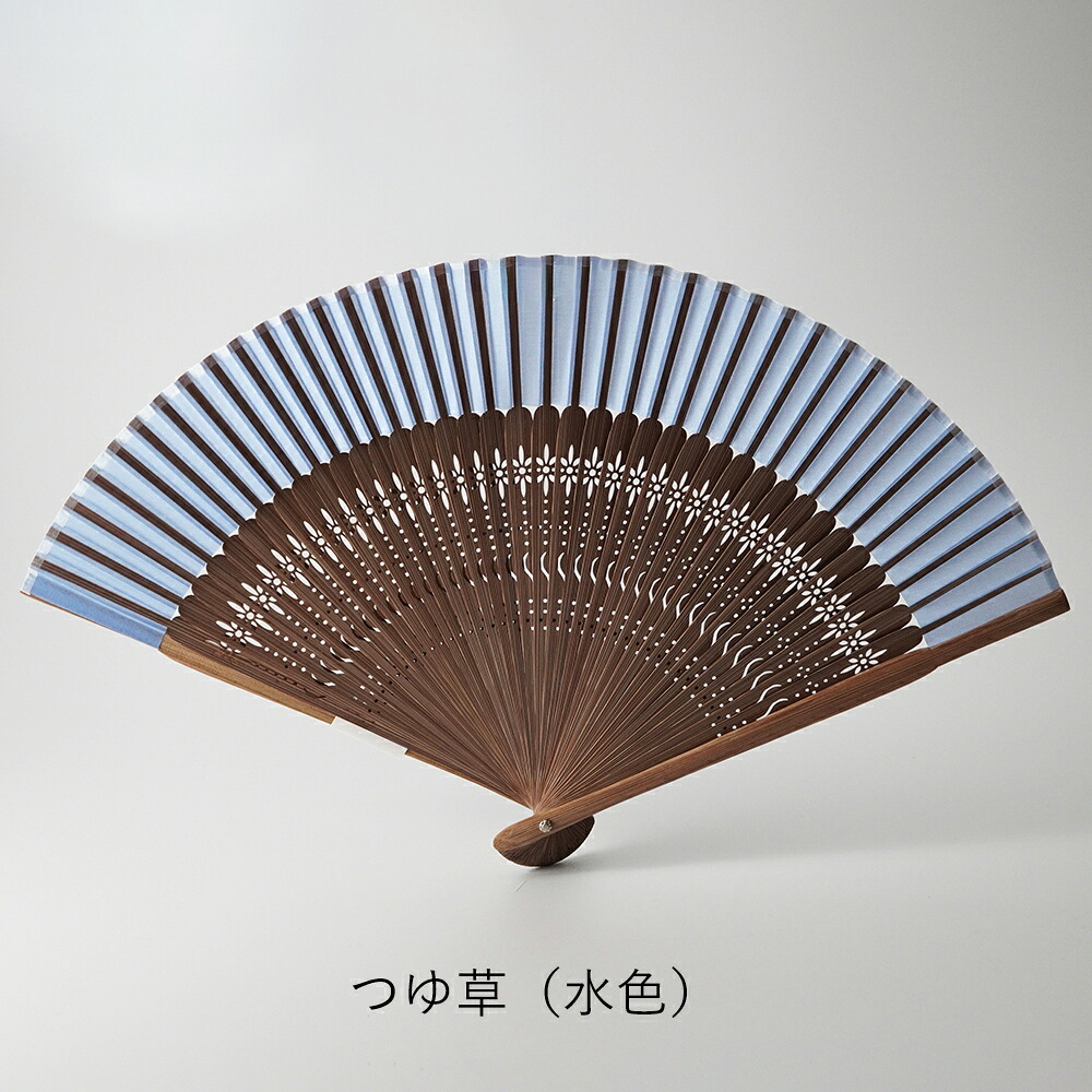 扇子 | 伊場仙 | 絹扇子 扇子袋セット 紙箱入り 苺 りんどう つゆ草 黄水仙 江戸扇子 創業400年 老舗 日本橋 シルク レディース 女性用