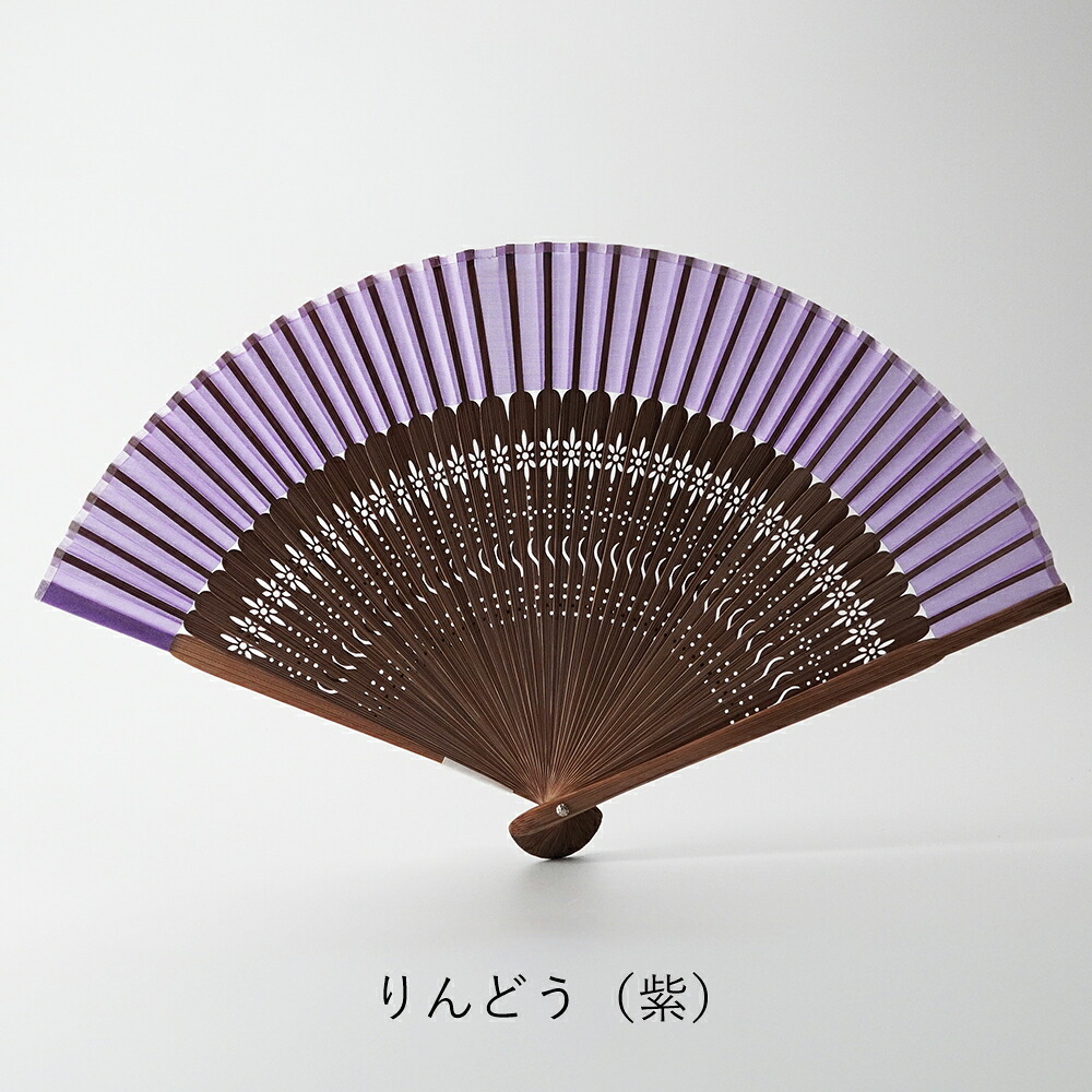 扇子 | 伊場仙 | 絹扇子 扇子袋セット 紙箱入り 苺 りんどう つゆ草 黄水仙 江戸扇子 創業400年 老舗 日本橋 シルク レディース 女性用