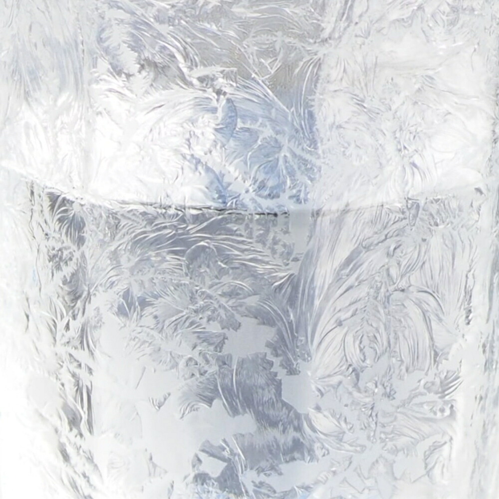フリーグラス 結霜月華 | 縁 en 300ml | グラス ガラス 結霜加工 伝統技法 八角形 縁起物 桐箱入り 日本製 職人 手作り お酒 焼酎