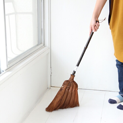 棕櫚 箒 しゅろ ほうき  和歌山県/山本勝之助商店 棕櫚ほうき/5玉手箒（75cm）伝統工芸品 箒 ホウキ しゅろ シュロ 贈り物