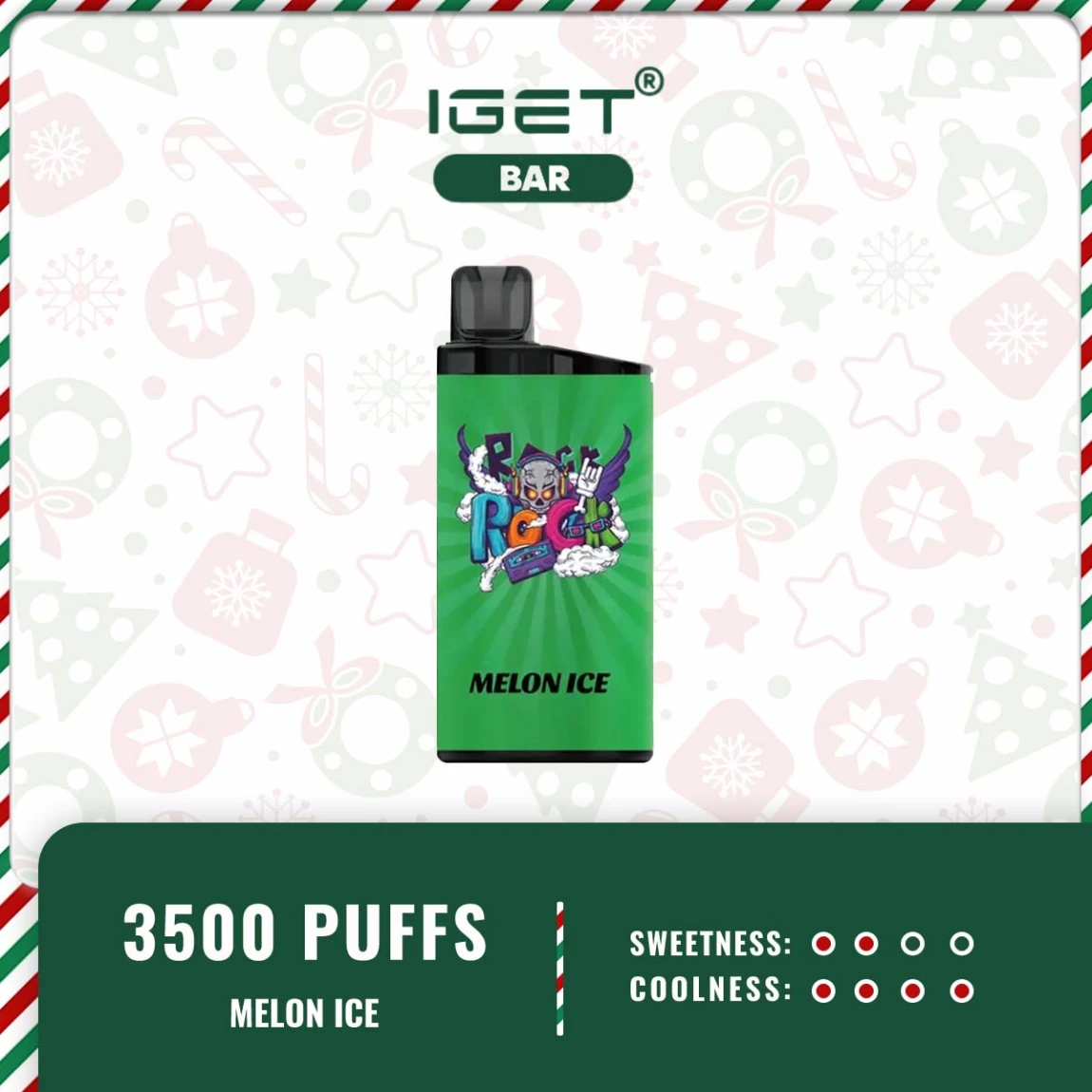 IGET BAR 3500 PUFFS – MELON ICE