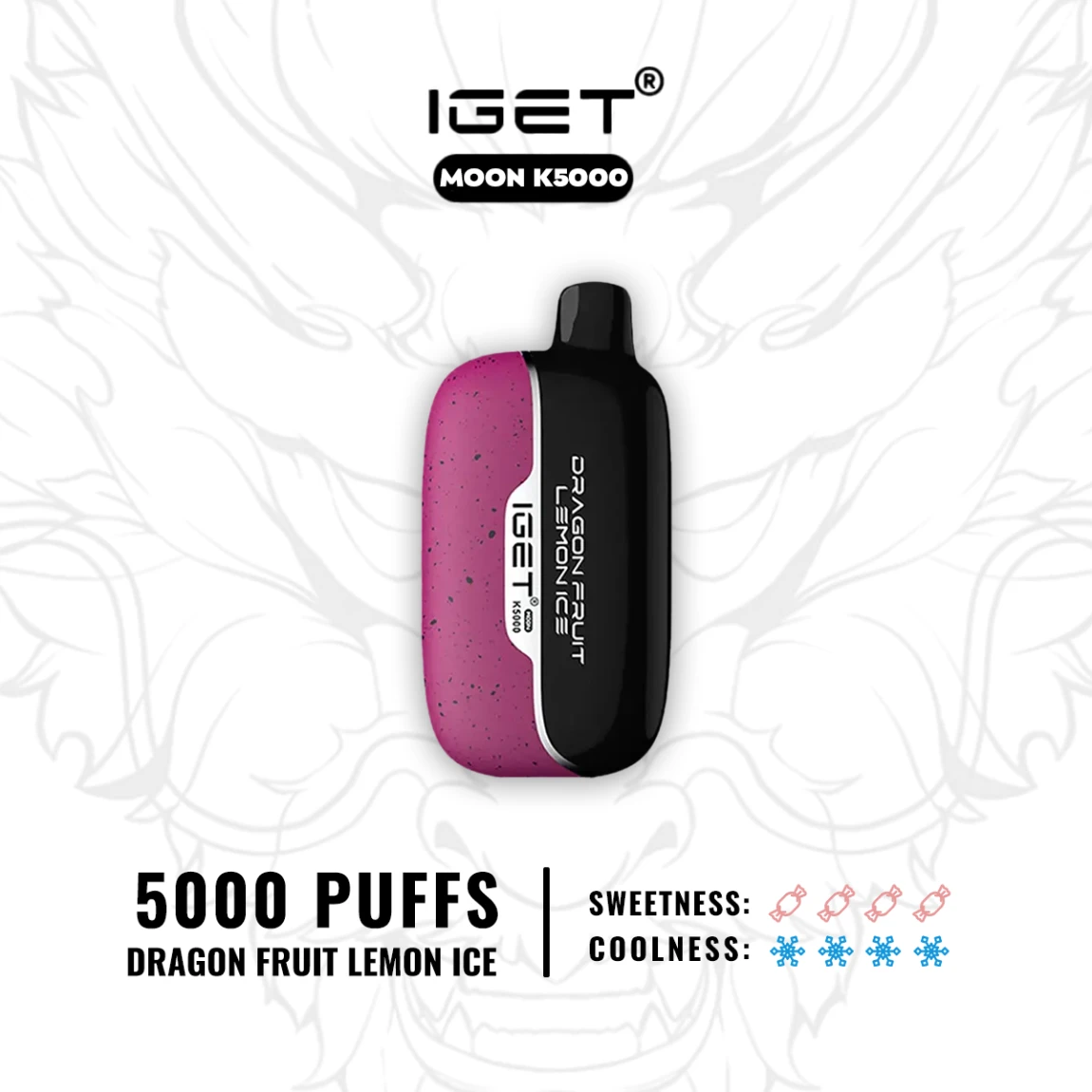 IGET MOON – DRAGON FRUIT LEMON ICE