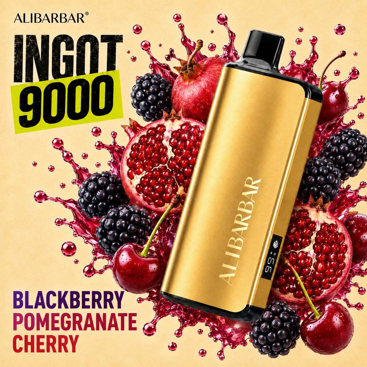 Blackberry Pomegranate Cherry – INGOT 9000