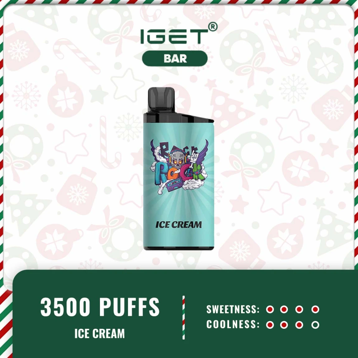 IGET BAR 3500 PUFFS – ICE CREAM