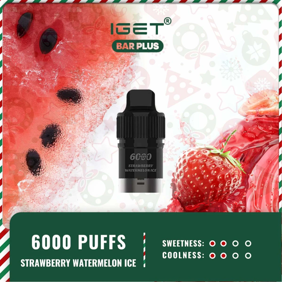 Iget Bar Plus Pod – Strawberry Watermelon lce