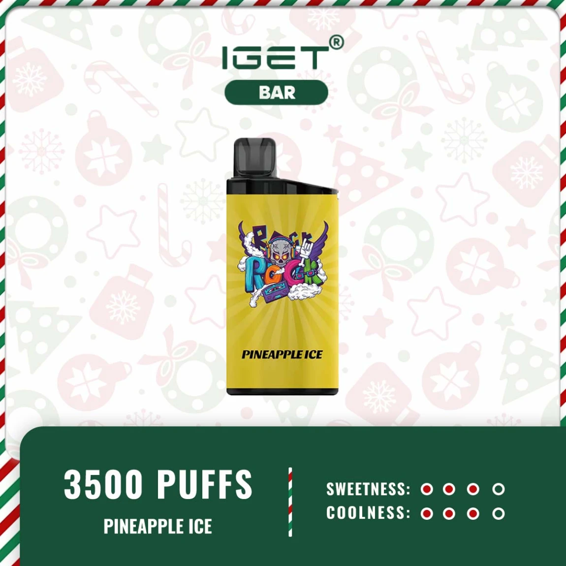 IGET BAR 3500 PUFFS – PINEAPPLE ICE