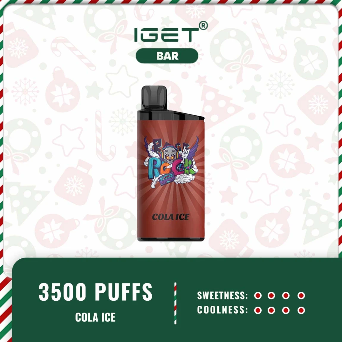 IGET BAR 3500 PUFFS – COLA ICE