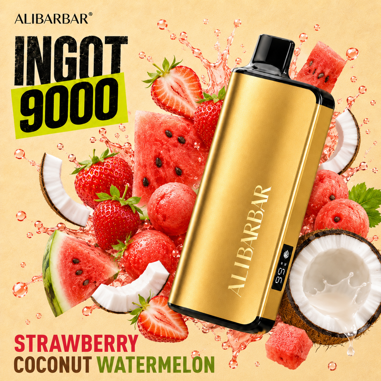 Strawberry Coconut Watermelon – INGOT 9000