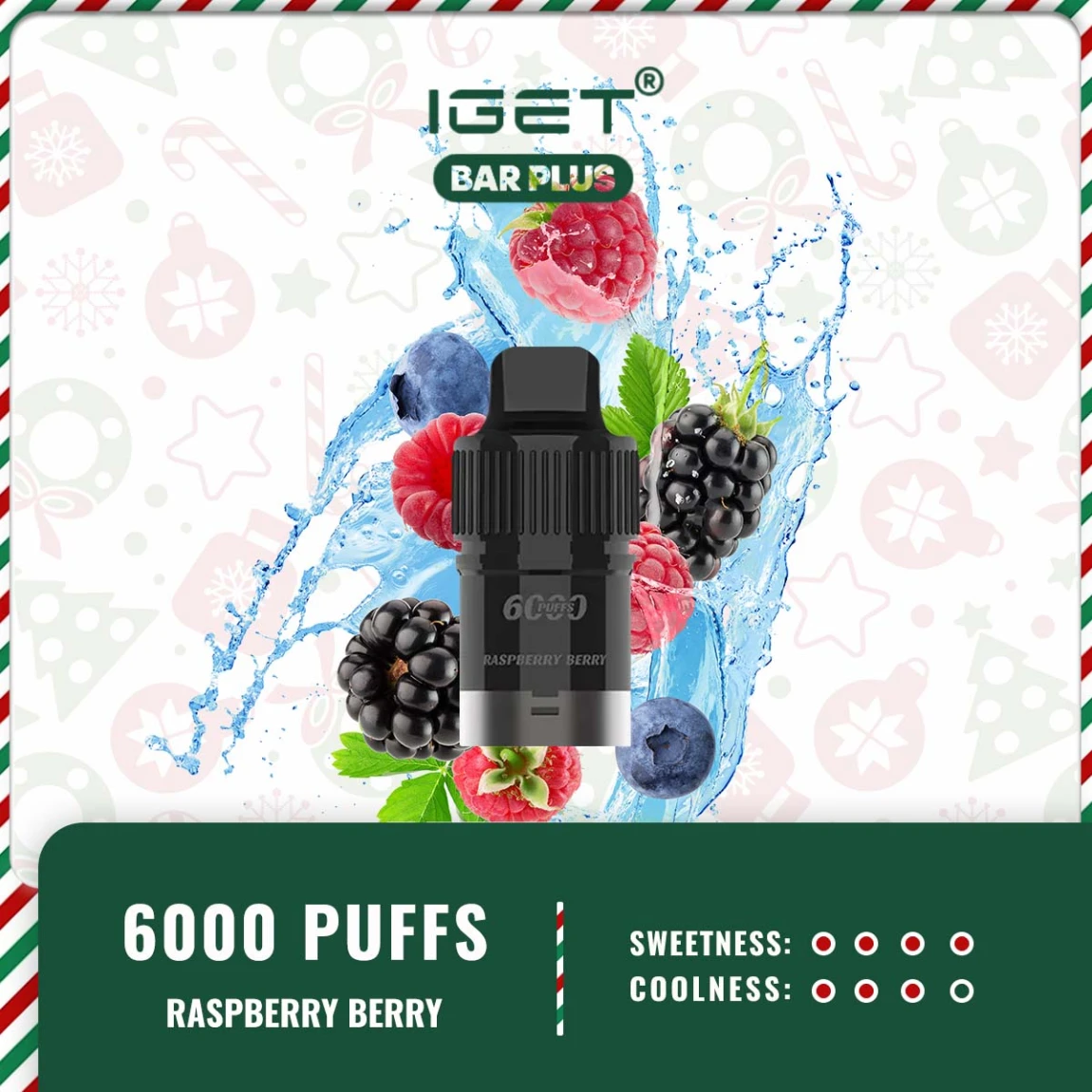 Iget Bar Plus Pod – Raspberry Berry Ice