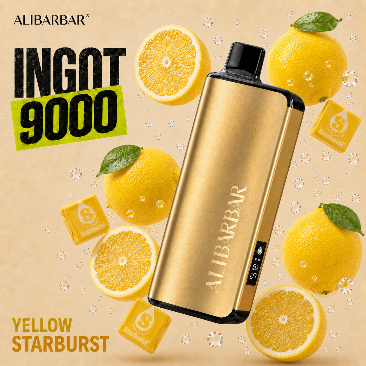 Yellow Starburst – INGOT 9000