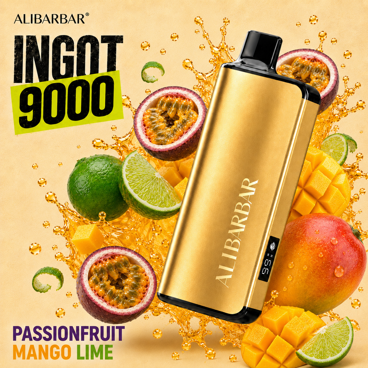 Passionfruit Mango Lime – INGOT 9000