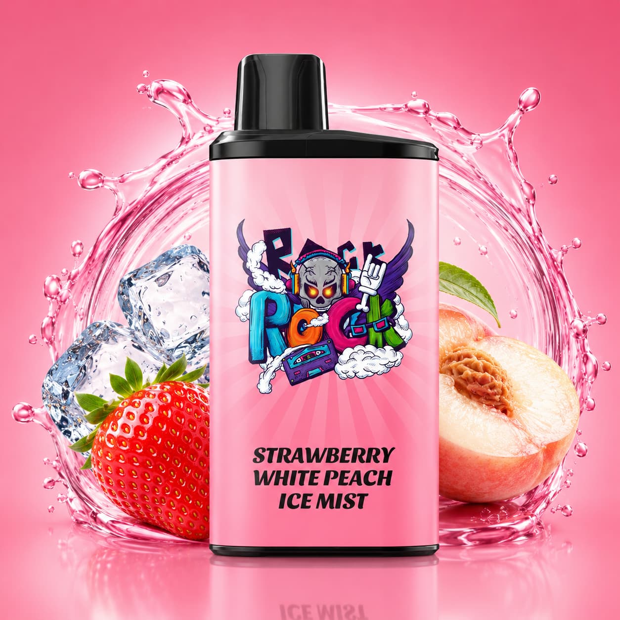 IGET BAR PRO 10000 STRAWBERRY WHITE PEACH ICE MIST