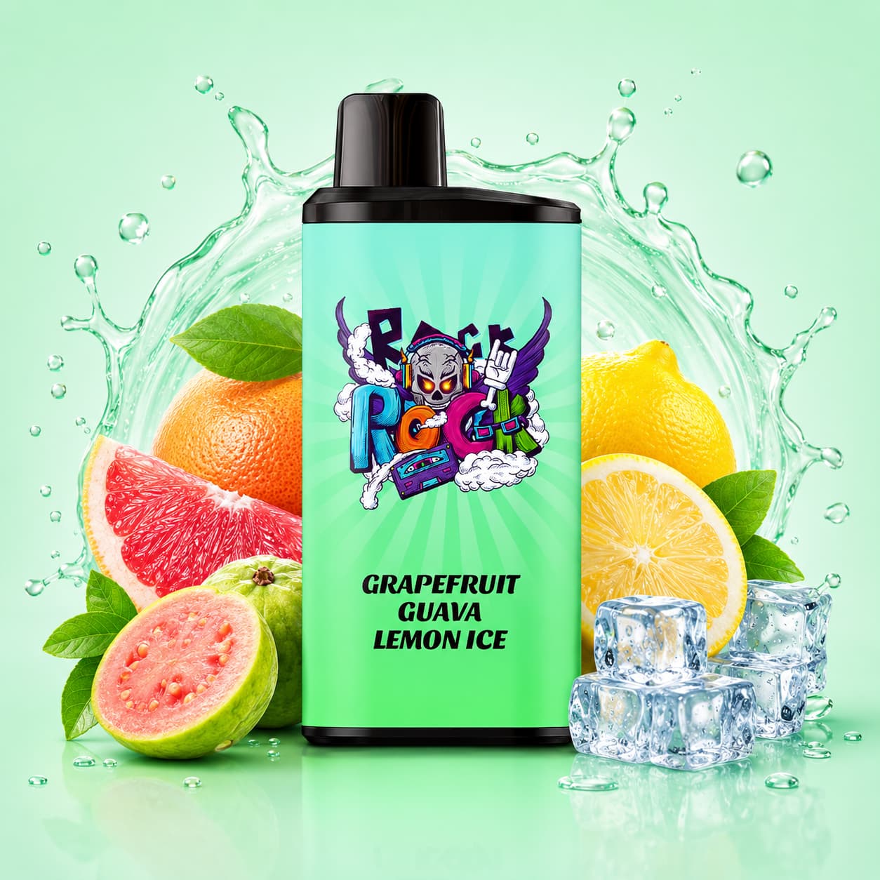 IGET BAR PRO 10000 GRAPEFRUIT GUAVA LEMON ICE