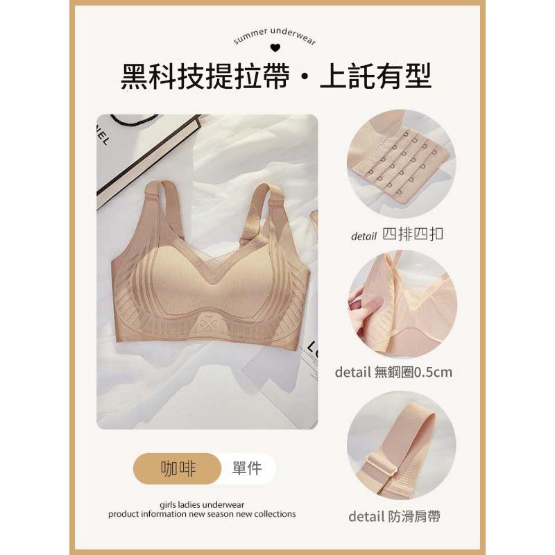 JELLYOYO·防下垂收副乳聚攏內衣【JELLYOYO】加寬側翼收副乳，提拉穩固胸型，上託防下垂！