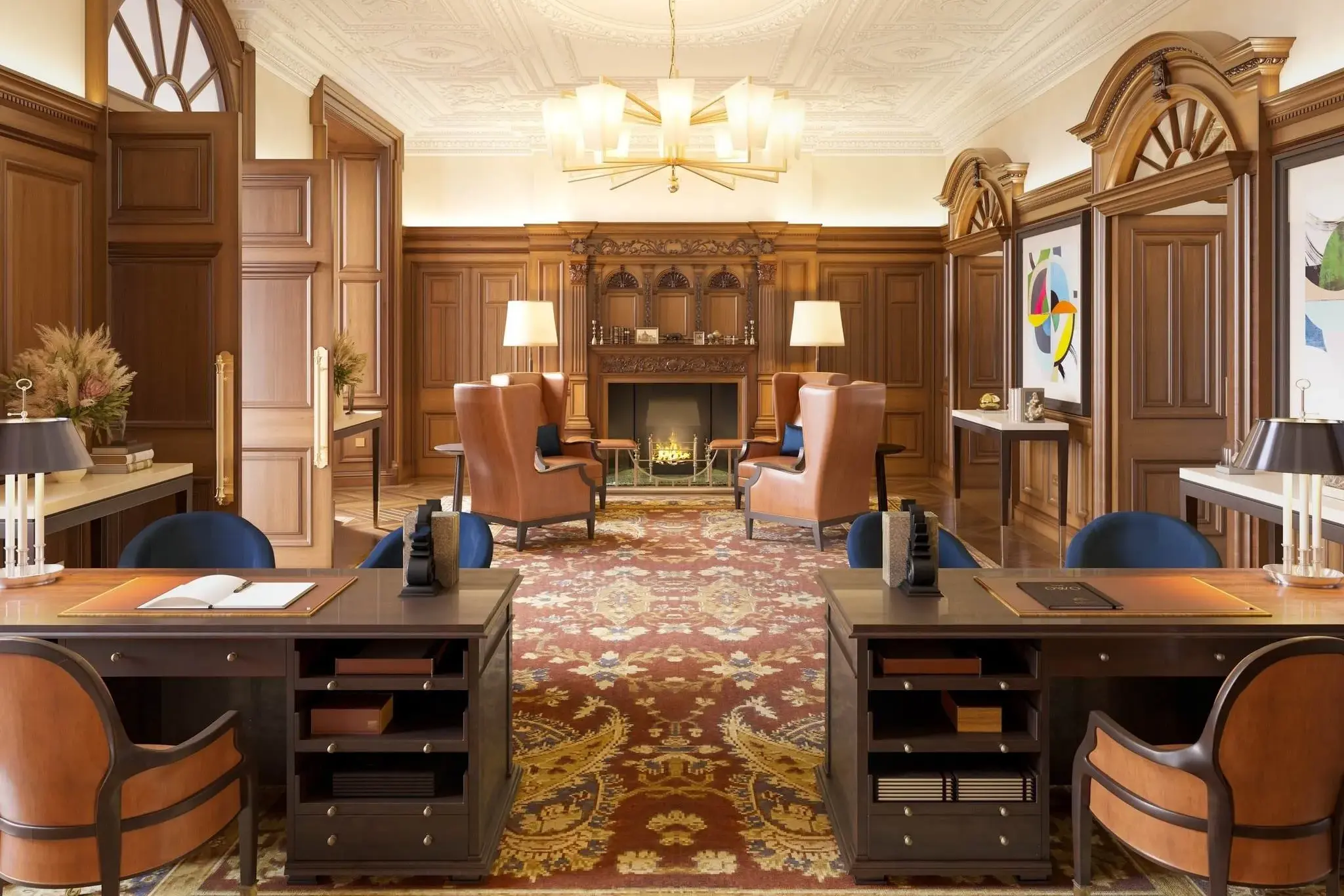 Traditional interior design example