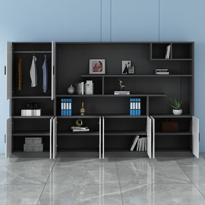 Executive Bookcase – Modern Tiered Office Cabinet EB-013