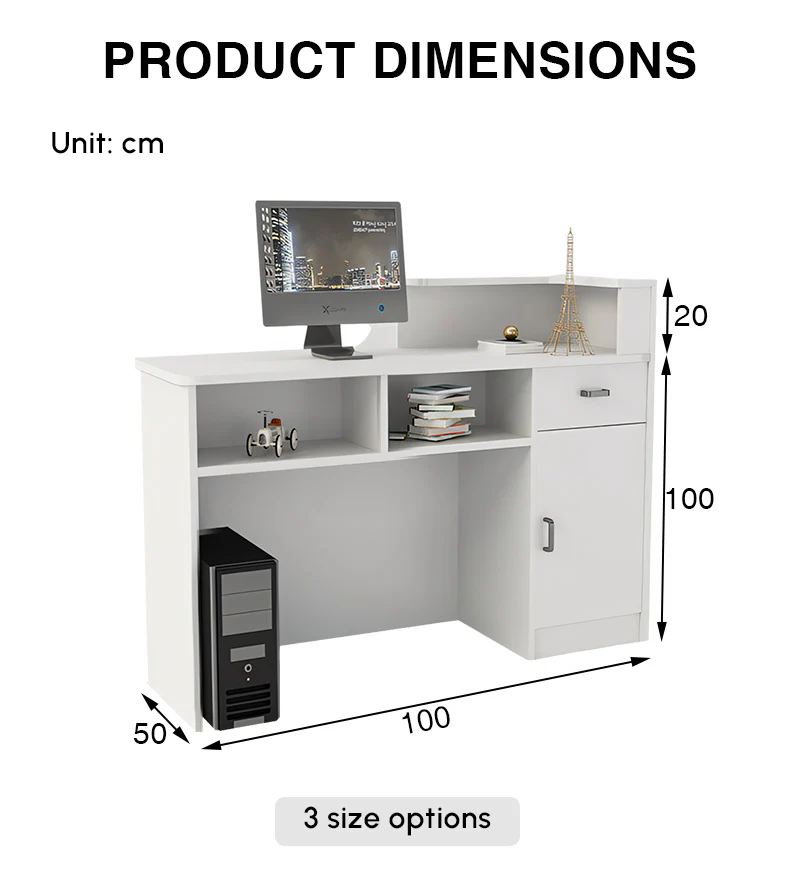 Product dimensions in centimeters