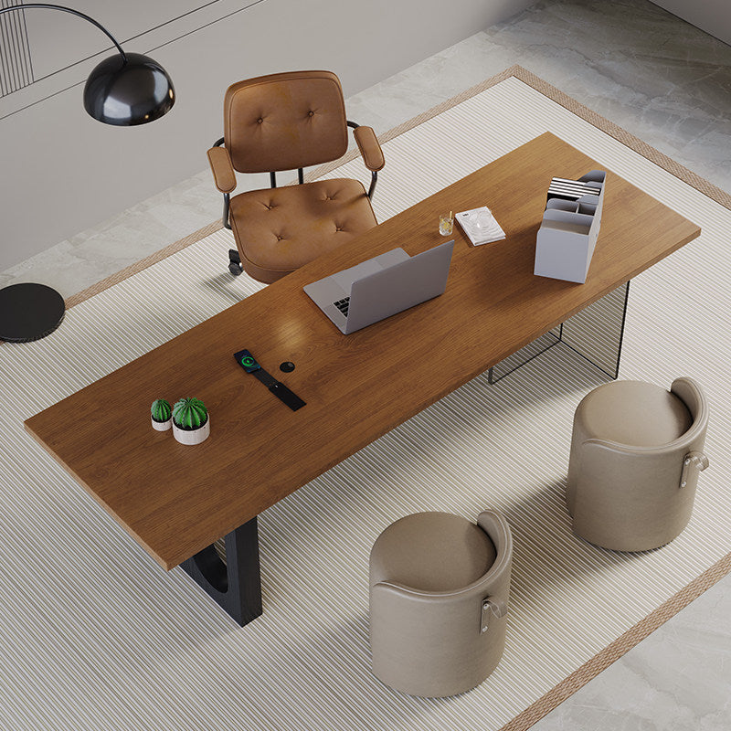Compact Meeting Table with Acrylic & Metal Legs – MT-032