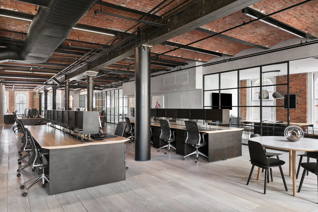 Industrial interior design example