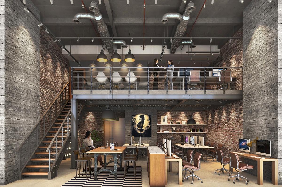 Loft interior design example
