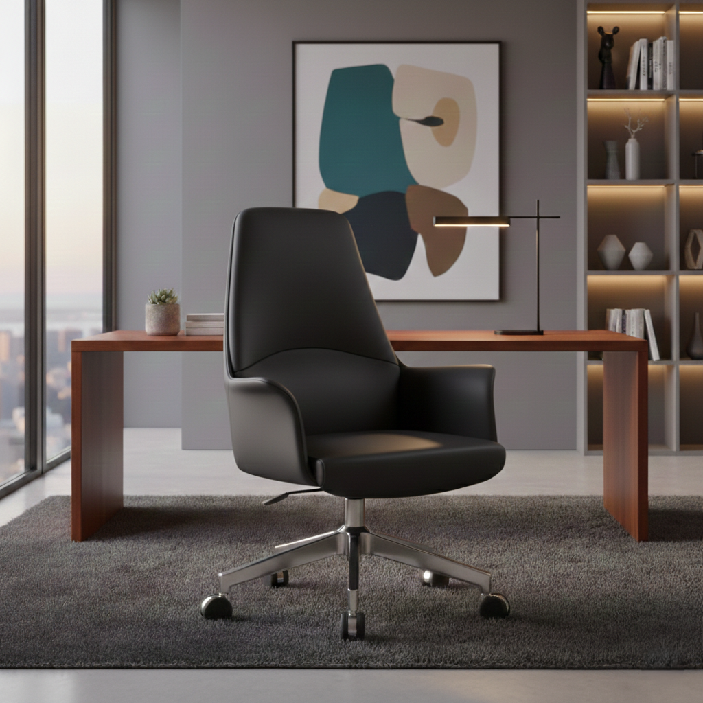 Adjustable Height Luxury Executive Office Chair EC-002