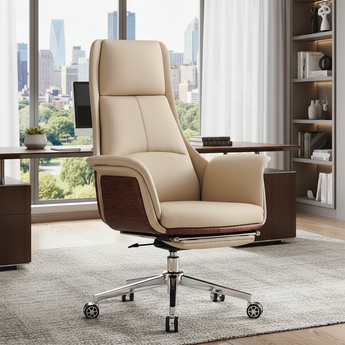 Executive Office Chair-Beige