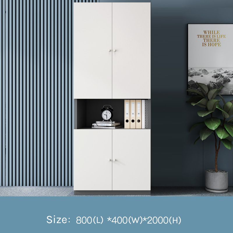 Executive Bookcase – Modern Tiered Office Cabinet EB-013
