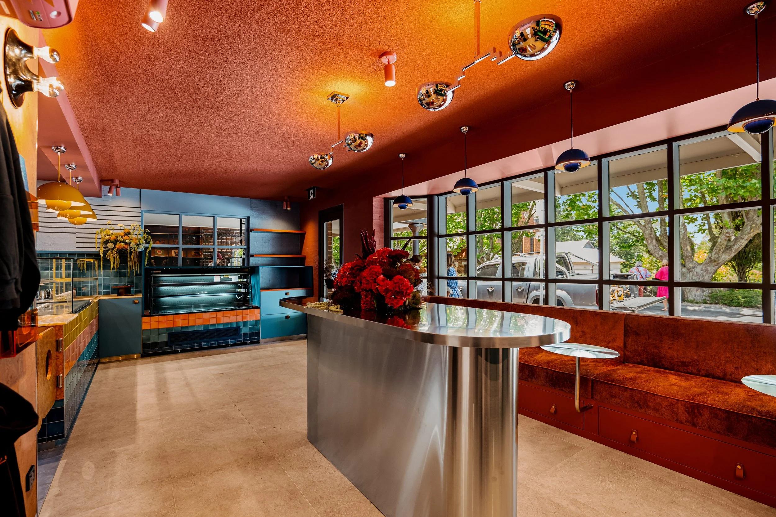 Retro interior design example