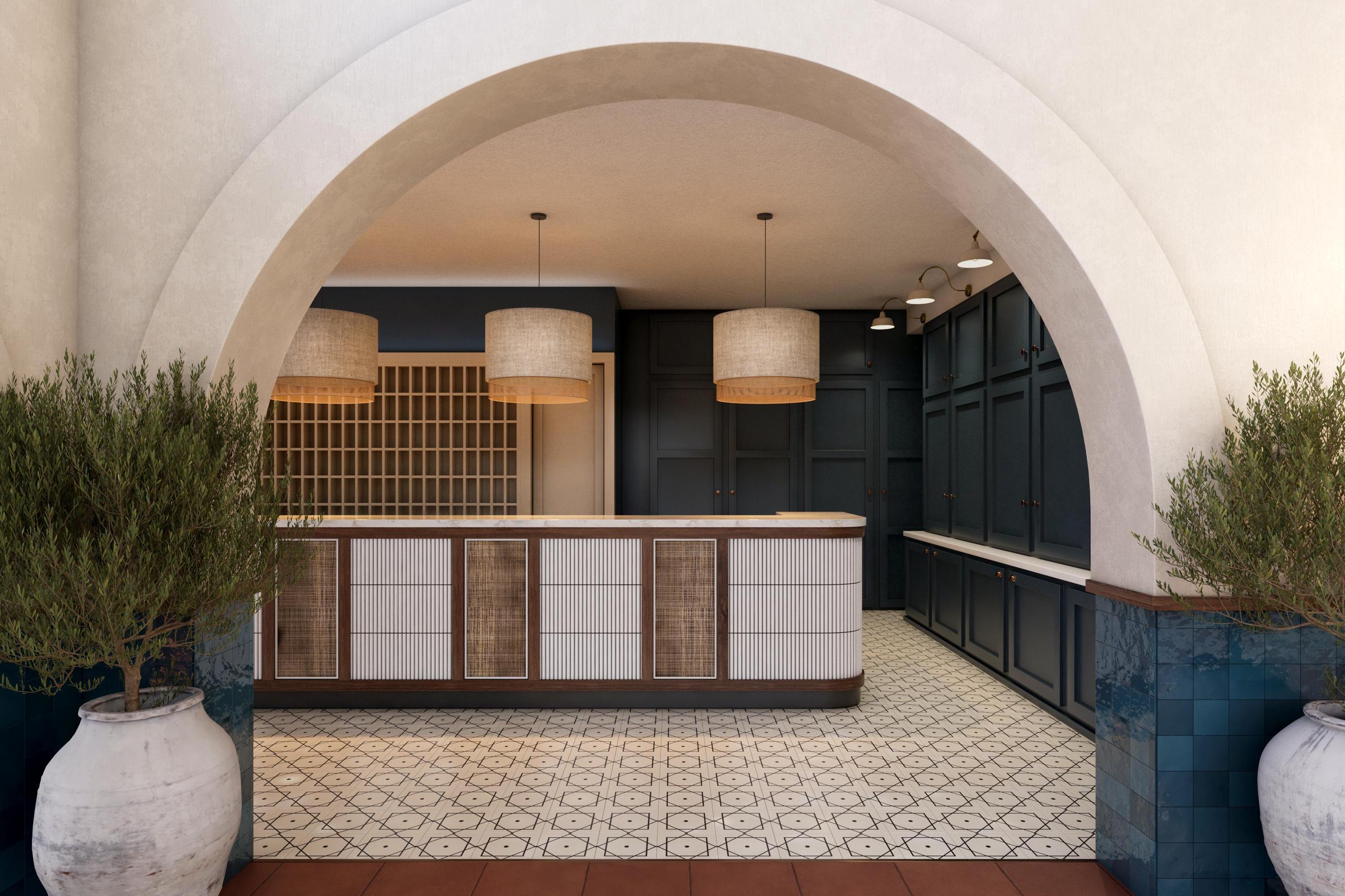 Mediterranean interior design example