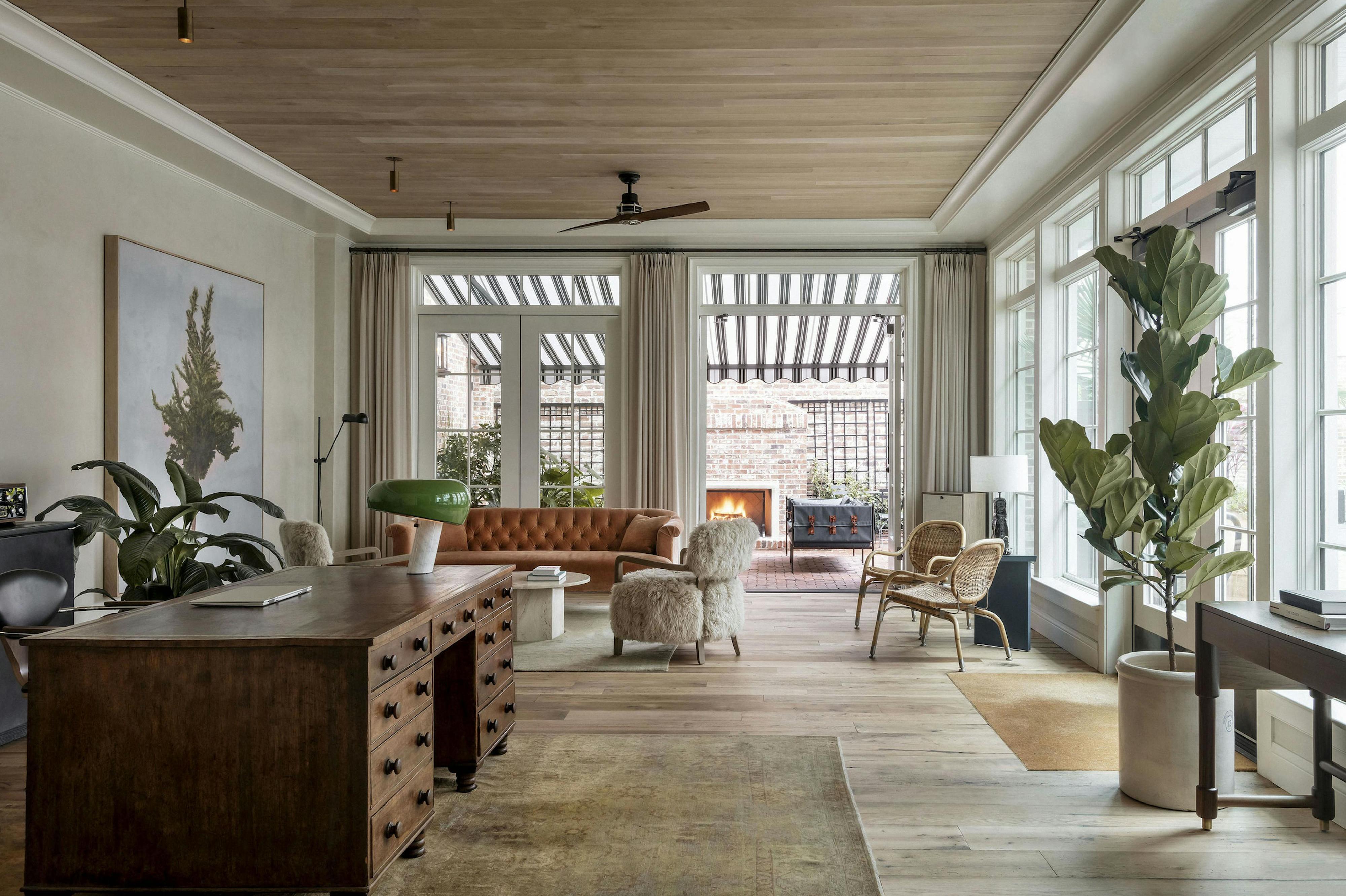 Transitional interior design example