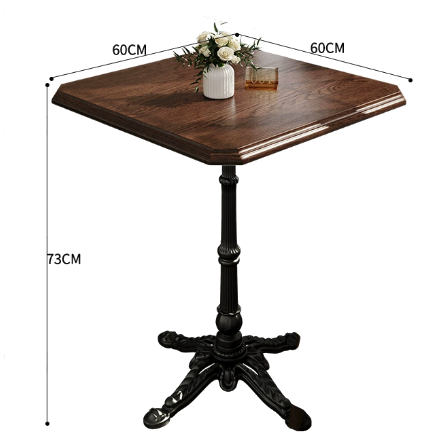 American Vintage Style Café Table for Restaurants, Cafés and Dessert Bars RCT-008