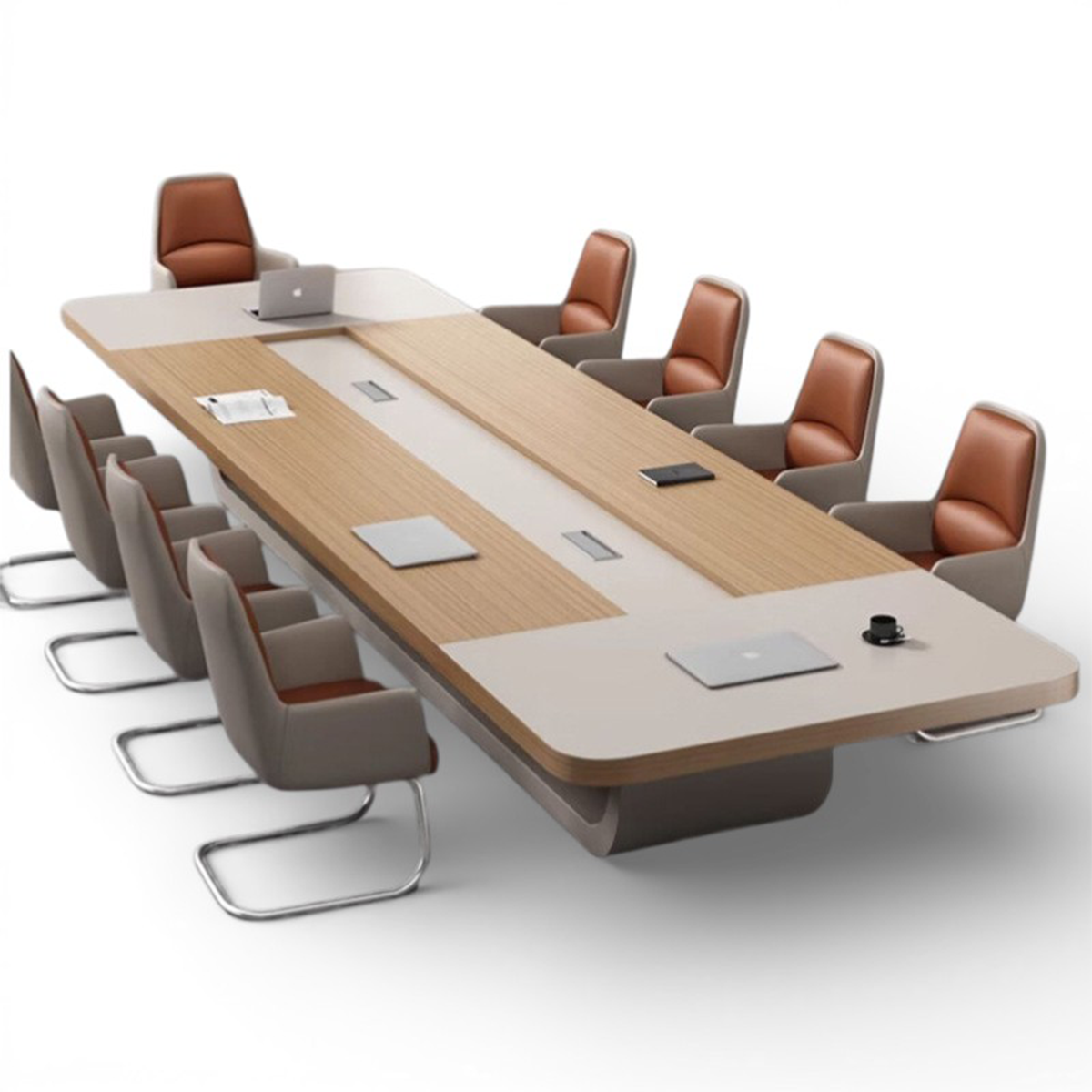 Modern Large Conference Table for Meetings, Training & Office Spaces MT-020