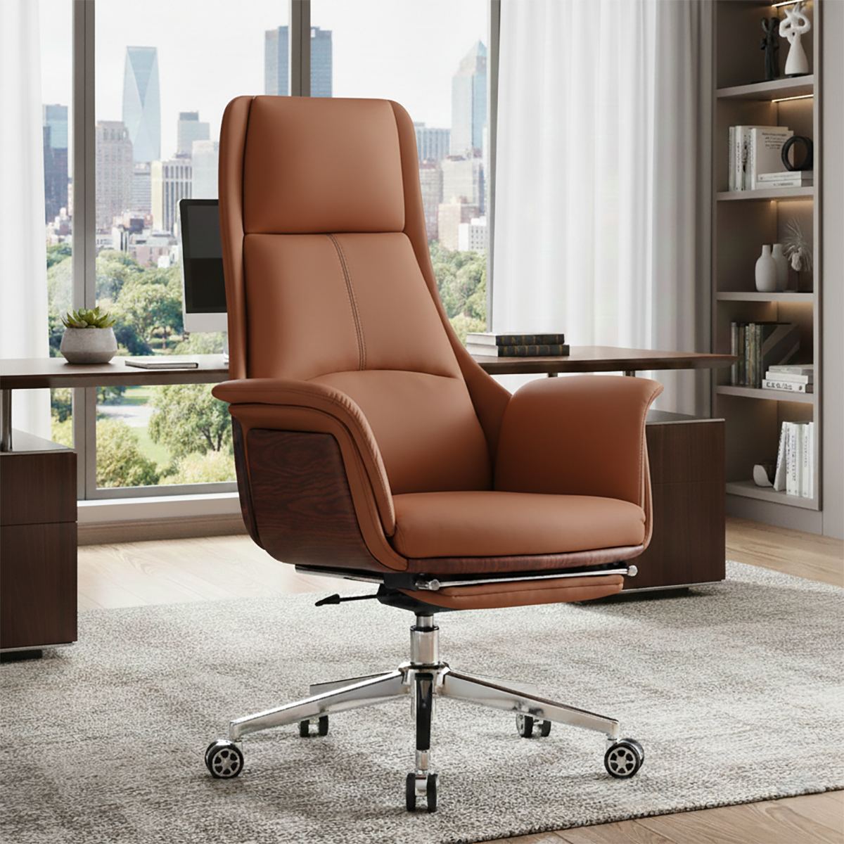 Executive Office Chair-Orange