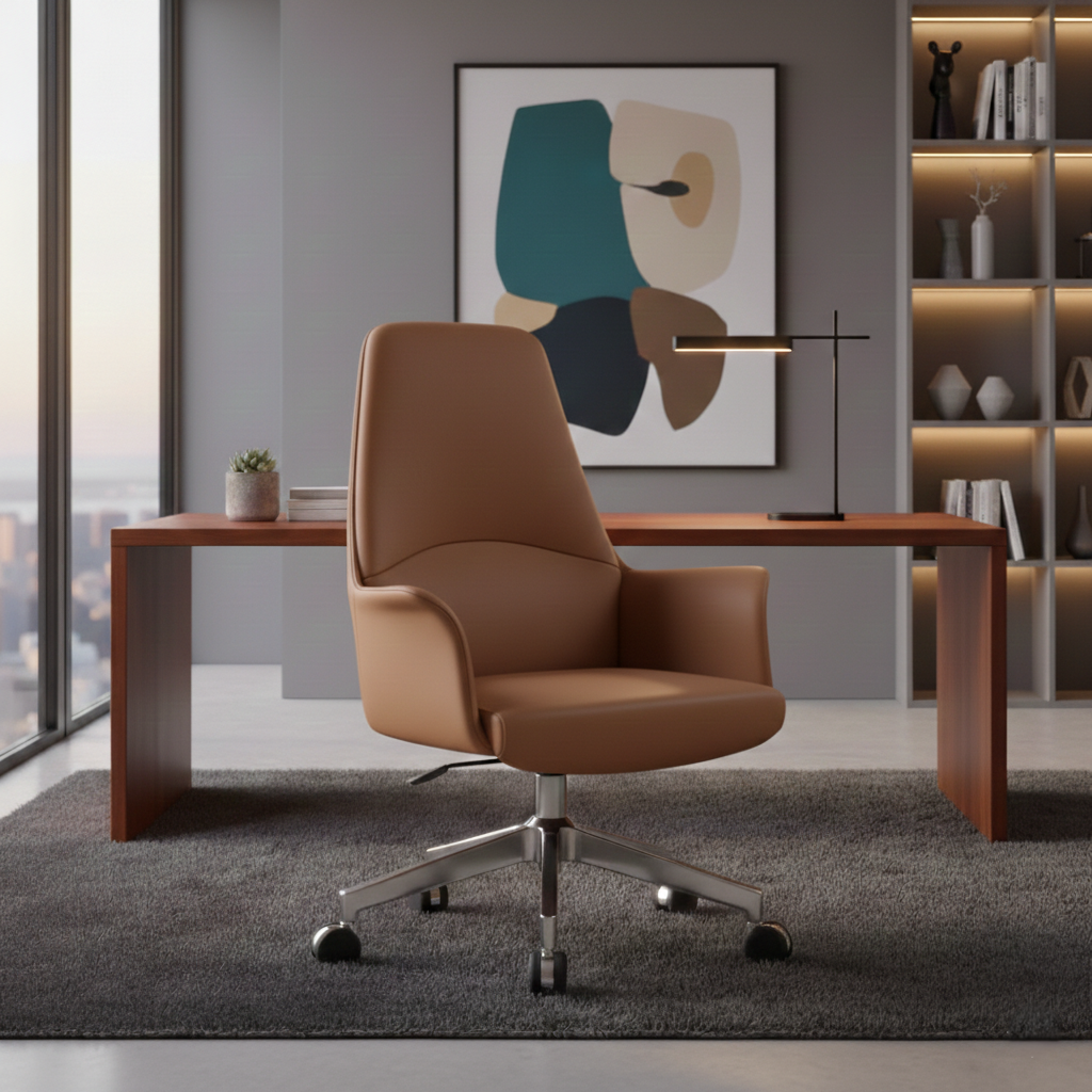 Adjustable Height Luxury Executive Office Chair EC-002