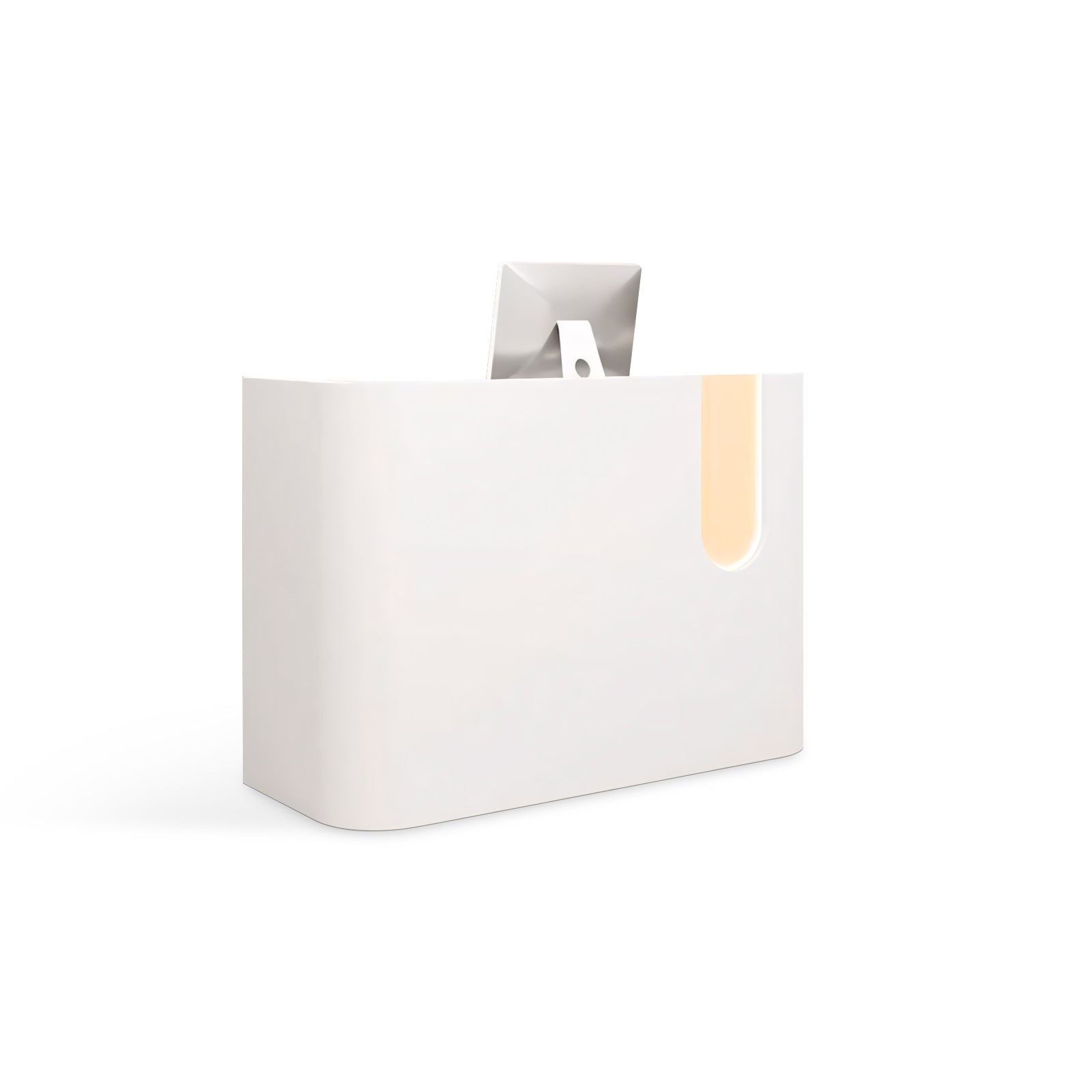 Personalized Curved Tri-Color Clothing Stores Reception Desk RD-163